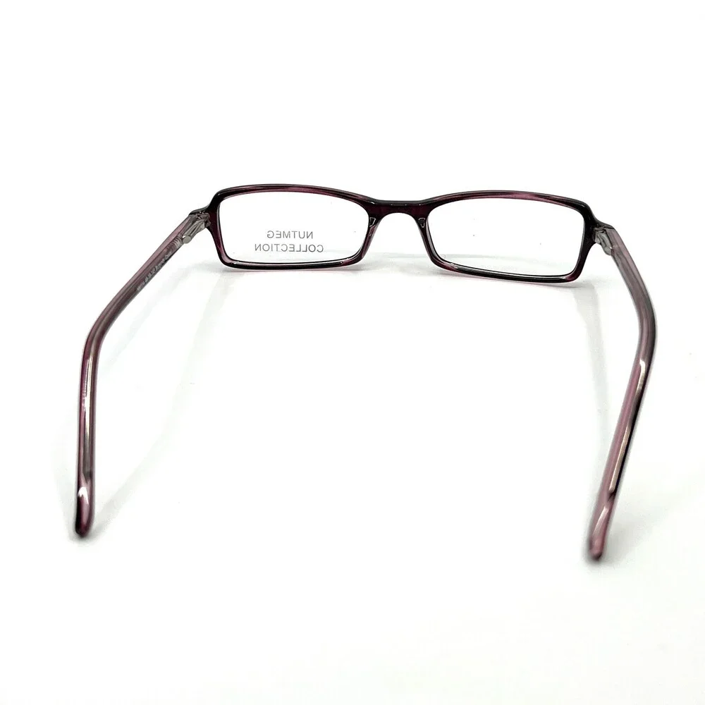 Nutmeg Collection NM114 Burgundy Eyeglasses Frames Full rim Acetate 48-19 145 mm